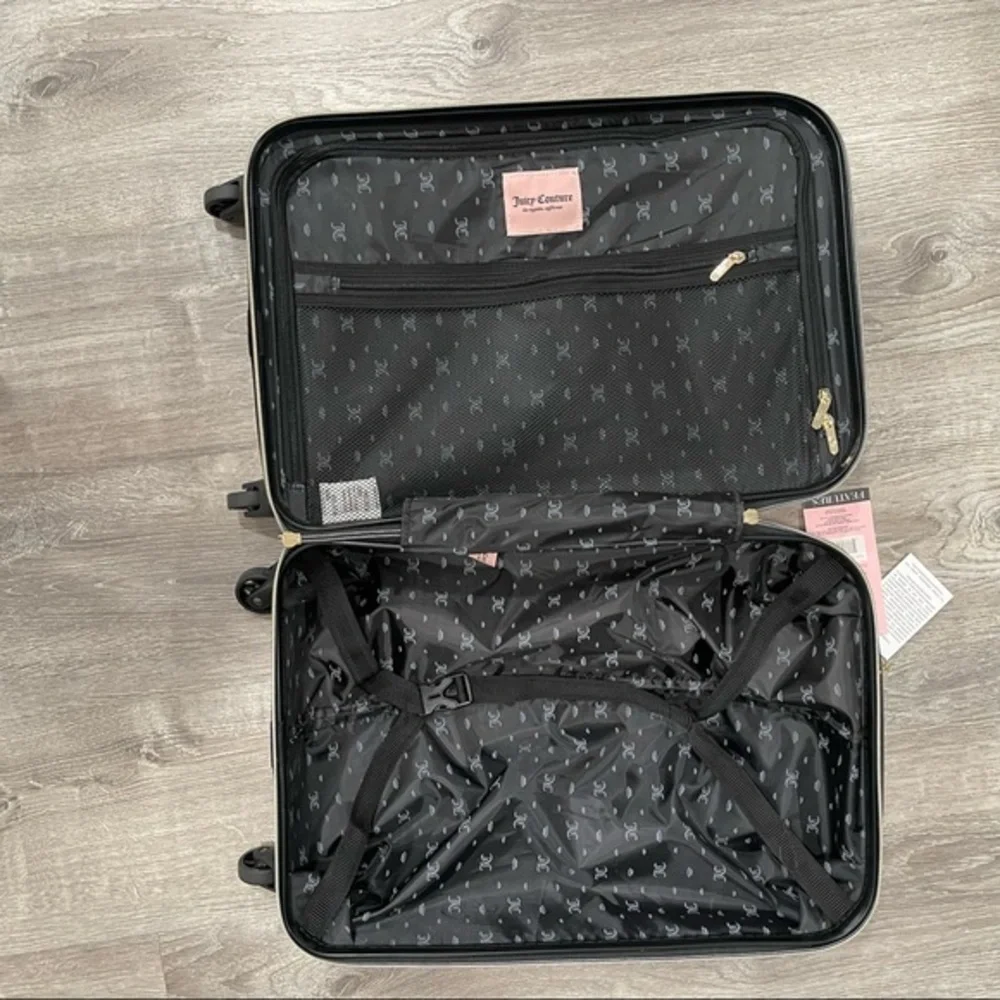 NWT Juicy Couture Fuchsia Suitcase, Luggage, Travel Bag, Carry-On, 21” - Picture 4 of 5